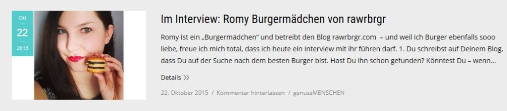 RAWR BRGR im Interview auf Genussverliebte.de