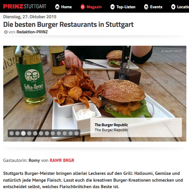 PRINZ Stuttgart Burger