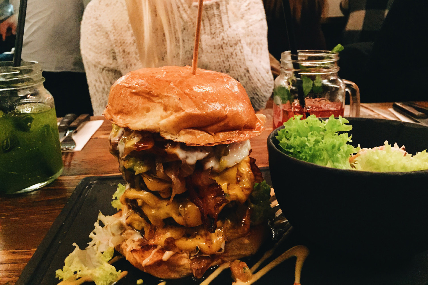 veggie burger Burgermädchen Das  Hamburg // Dulf's